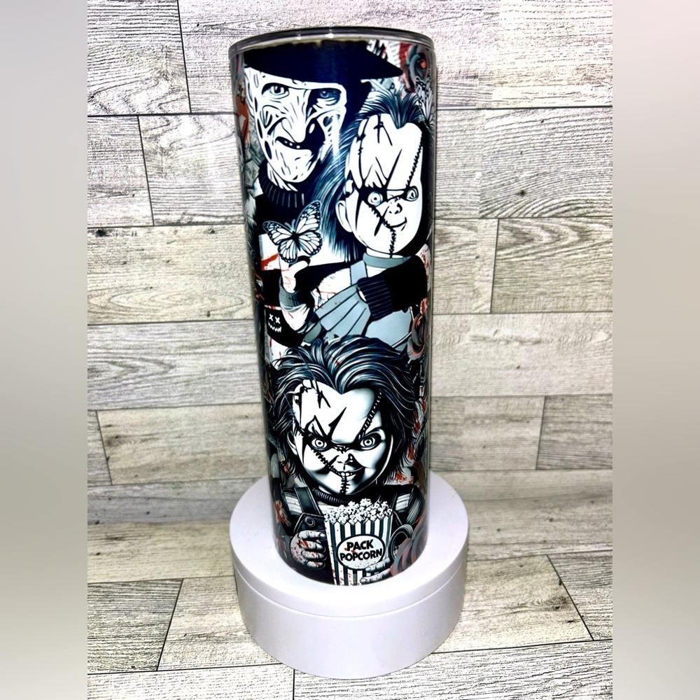 Favorite Scary Movies 20oz Stainless Steel Tumbler